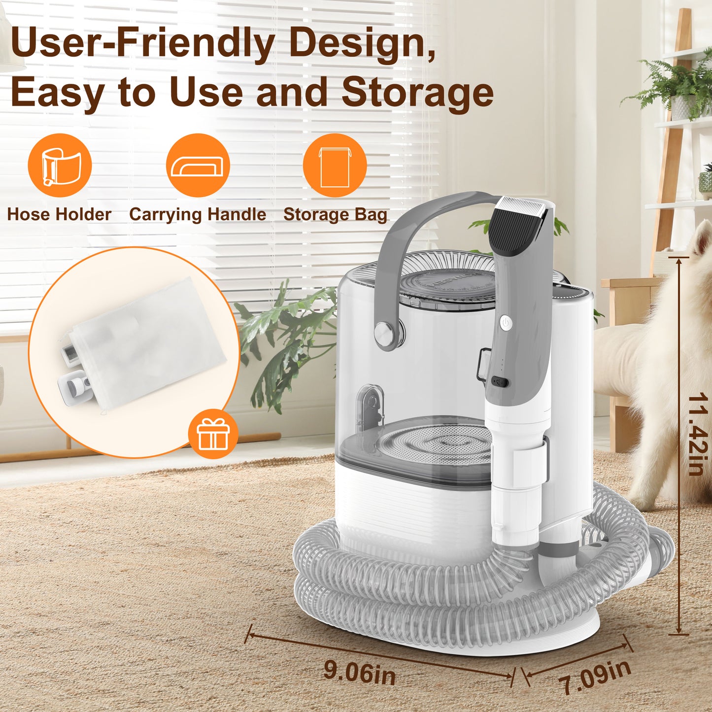 Pet Grooming Vacuum 13,200Pa