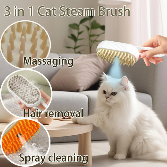 Pet Hair Cleaning Brush Comb for Spray 3 in 1