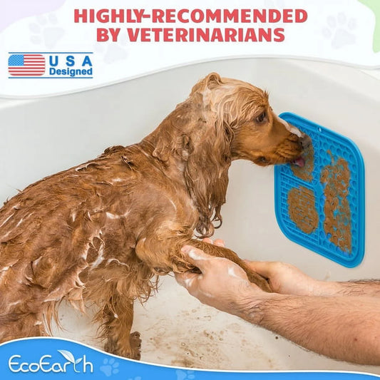 Dog & Cat Slow Feeder Lick Mats Set