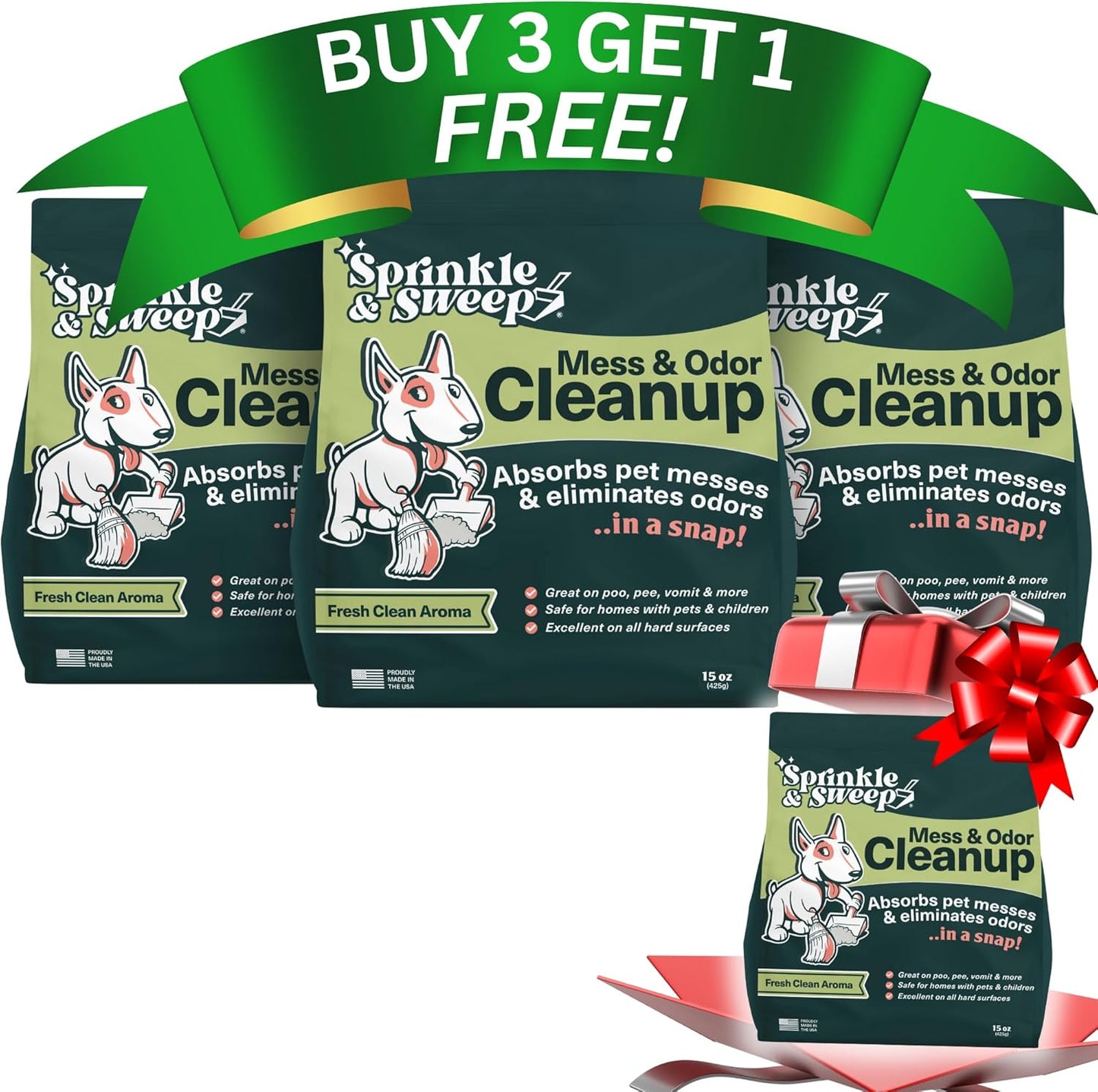 Pet Mess Cleaner & Odor Remover