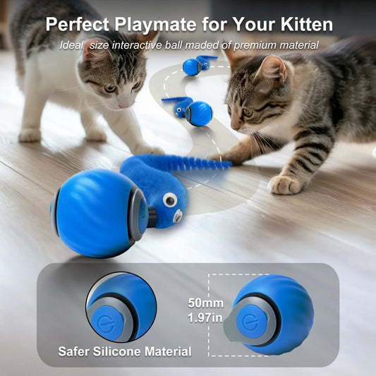  Interactive Cat Toy Ball Rechargeable 